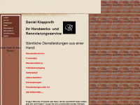 hrs-klapproth.de Webseite Vorschau