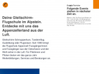 gleitschirm.ch Webseite Vorschau