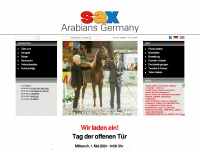 sax-arabians.de Webseite Vorschau