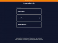 puschelfuss.de Webseite Vorschau