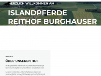burghauser.at Webseite Vorschau