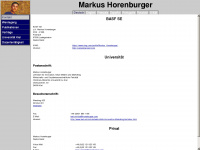 horenburger.de Webseite Vorschau