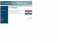 hrvatski-dom-hanau.de Webseite Vorschau