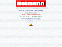 hofmann-kressberg.de Webseite Vorschau