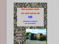 hs-baustoffe-transporte.de Webseite Vorschau