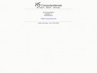 hs-computerdienste.de Webseite Vorschau