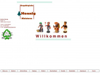 hennig-miniatures.com Webseite Vorschau