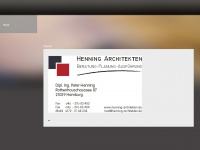 henning-architekten.de Webseite Vorschau