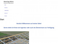 henning-heins.de Webseite Vorschau