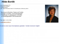 hilde-bortlik.de Webseite Vorschau