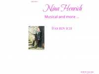 henrich-nina.de Webseite Vorschau