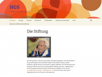 hildegard-goehrum-stiftung.de Webseite Vorschau