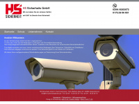 hs-sicherheitsdienst.de Webseite Vorschau