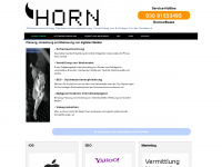 hornsoftmedia.de Webseite Vorschau