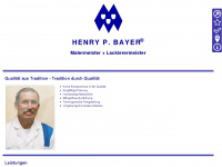 henry-bayer.de Webseite Vorschau