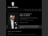 henry-de-winter.com Webseite Vorschau