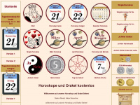 horoskop-orakel.de Webseite Vorschau
