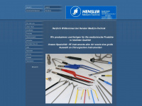 hensler-medizintechnik.de Webseite Vorschau