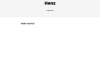 henz.de Webseite Vorschau
