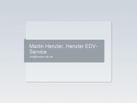 henzler-edv.de Webseite Vorschau