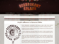 restaurant-balkan-beelitz.de Webseite Vorschau