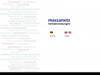 massanetz.de Webseite Vorschau