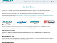 meier-group.com Webseite Vorschau