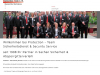 protection-team.de Webseite Vorschau