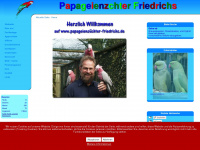 papageienzuechter-friedrichs.de Webseite Vorschau