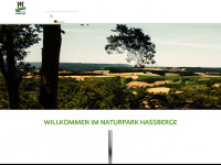 naturpark-hassberge.de Webseite Vorschau