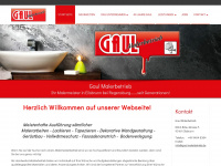 gaul-malerbetrieb.de Webseite Vorschau