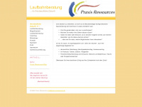 praxis-ressources.de Webseite Vorschau