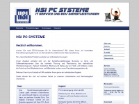 hsi-pc-systeme.com Webseite Vorschau