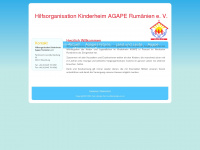 hilfsorganisation-agape.de Webseite Vorschau