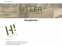 hiller-innenausbau.de Webseite Vorschau