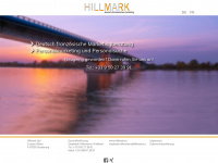 hillmark.de Webseite Vorschau