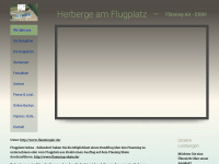 herberge-am-flugplatz.de Webseite Vorschau