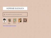 hortense-gluecklich.de Webseite Vorschau