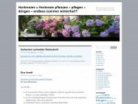 hortensie.com Webseite Vorschau