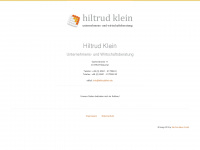 hiltrud-klein.de Webseite Vorschau