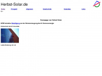 herbst-solar.de Webseite Vorschau