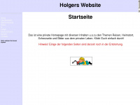 holgersweb.de Webseite Vorschau