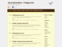 holgis.info Webseite Vorschau