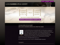 luxusuhren-koeln.de Webseite Vorschau