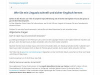 fremdsprachenprofi.de Webseite Vorschau