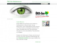 oeko-line.net Webseite Vorschau
