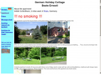 holiday-cottages.de Webseite Vorschau