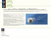 hospiz-leben-bis-zuletzt.de Webseite Vorschau