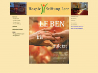 hospiz-stiftung-leer.de Webseite Vorschau