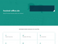 hosted-office.de Webseite Vorschau